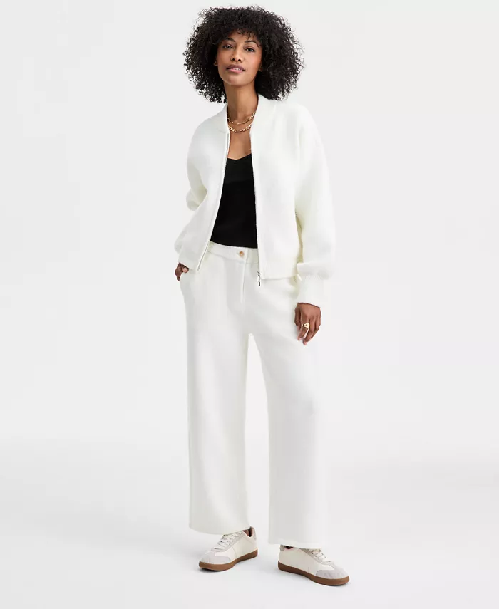 Women's Sweater Trouser Ankle Pants