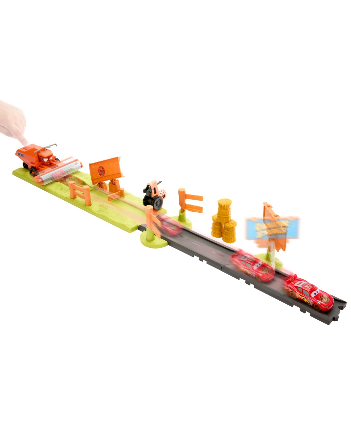 Cars Disney And Pixar  Frank Escape And Stunt Race Playset In Multi
