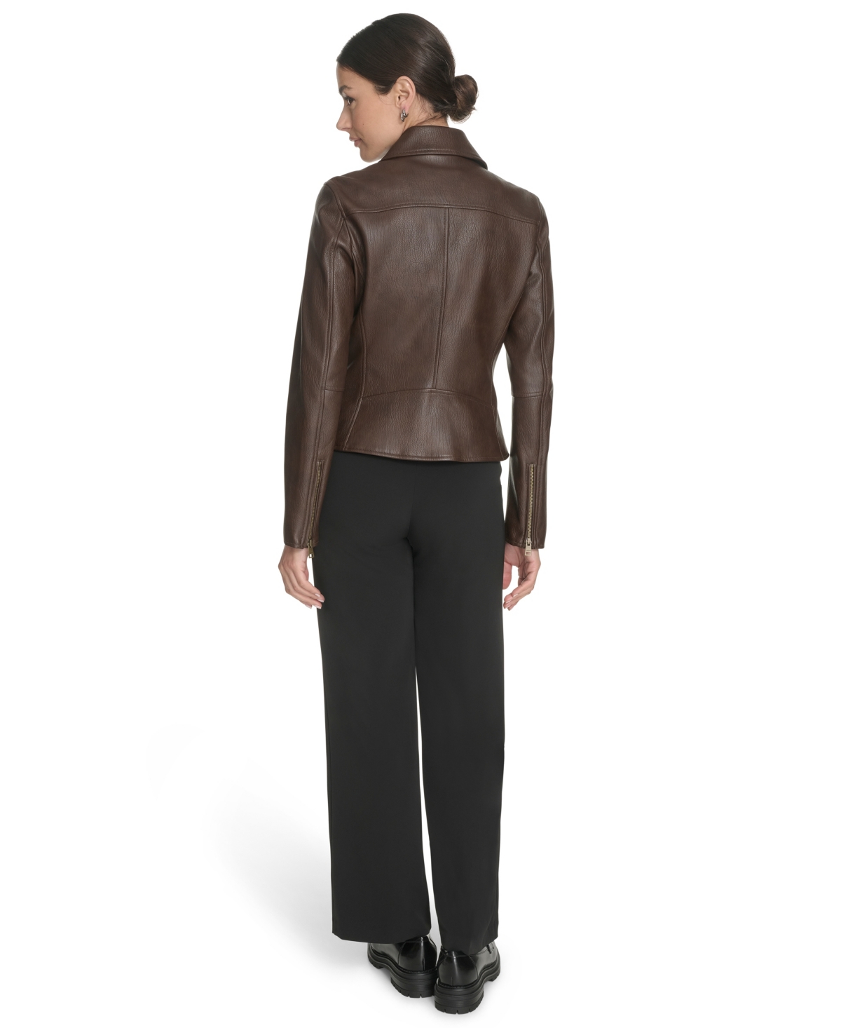 Levi's Racer Faux Leather Jacket In Brown