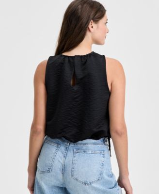 Women's Sleeveless Bubble Hem Top, Macy's Exclusive