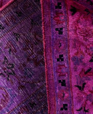 Adorn Hand Woven Rugs Fine Vibrance M1163 Rug Collection In Pink