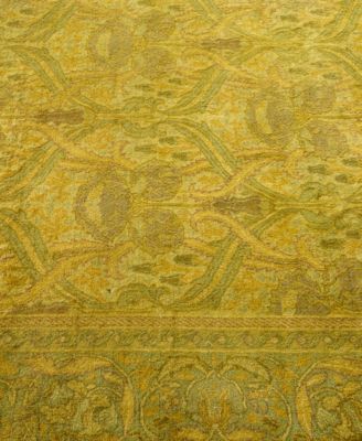 Adorn Hand Woven Rugs Fine Vibrance M1171 Rug Collection In Yellow