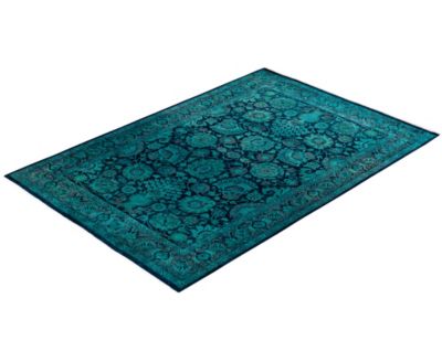Adorn Hand Woven Rugs Fine Vibrance M1130 Rug Collection In Green