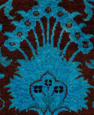 Adorn Hand Woven Rugs Fine Vibrance M1444 Rug Collection In Blue