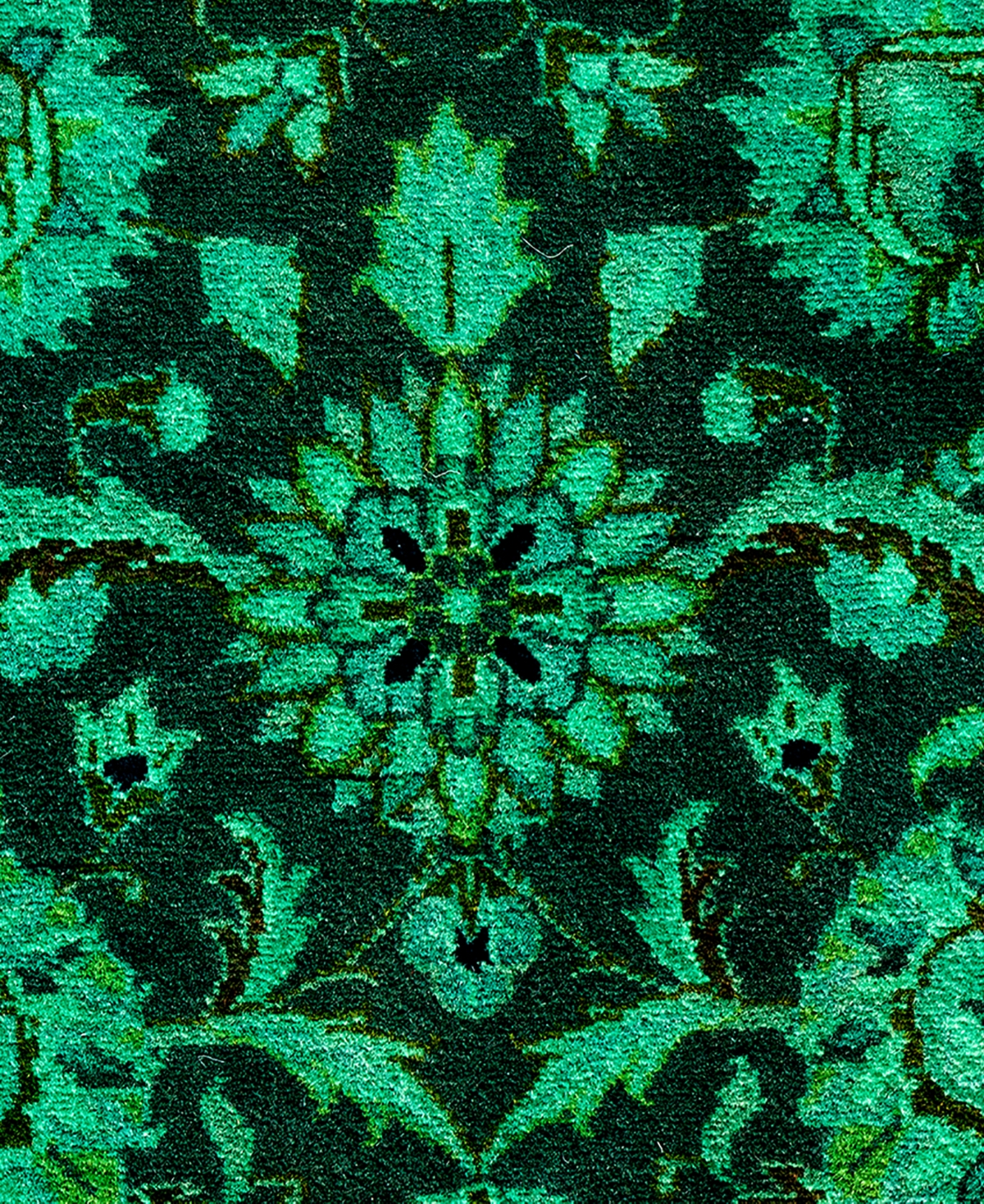 Adorn Hand Woven Rugs Fine Vibrance M1192 3'2"x5'2" Area Rug In Green