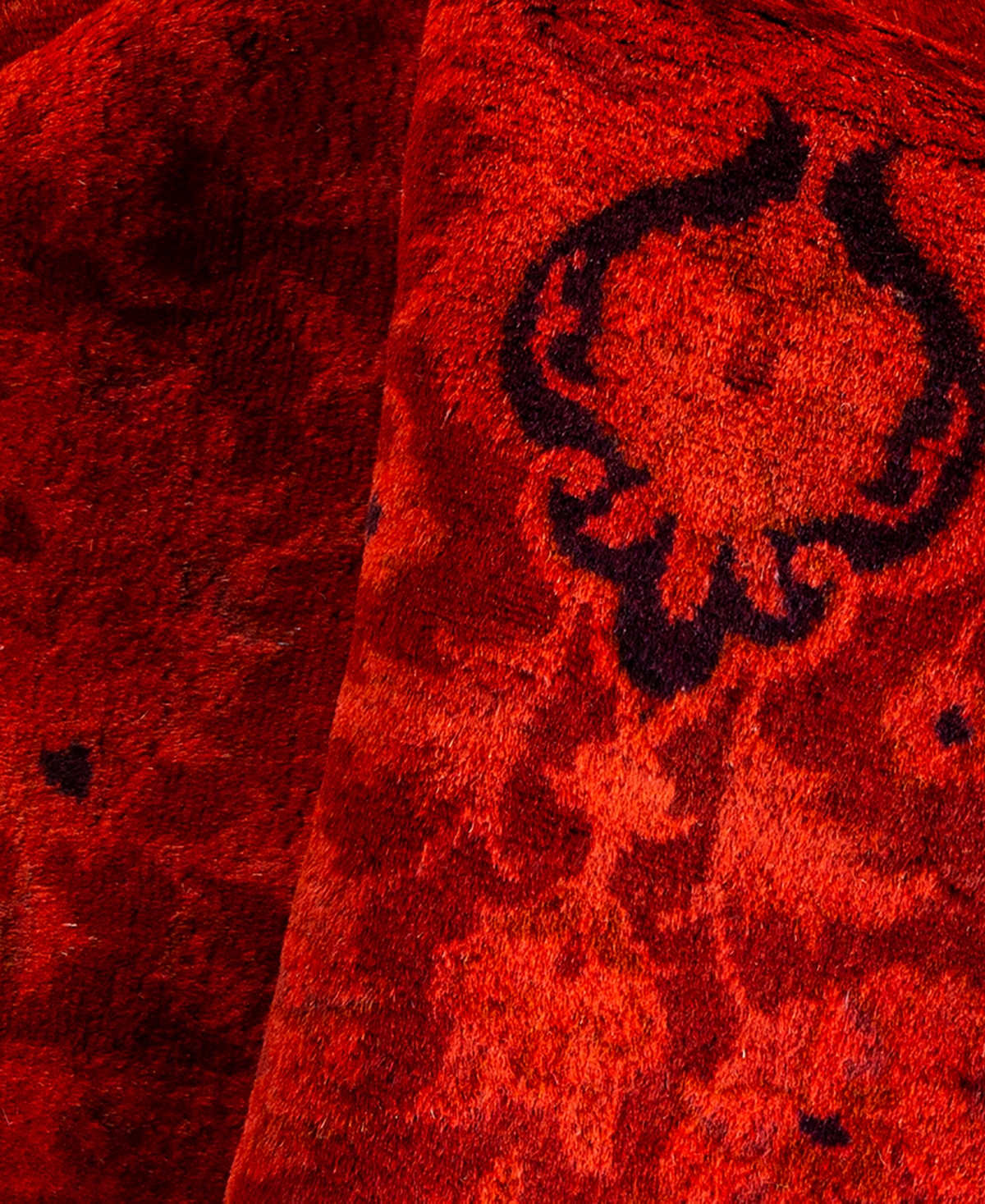 Adorn Hand Woven Rugs Fine Vibrance M1192 3'2"x5'2" Area Rug In Red