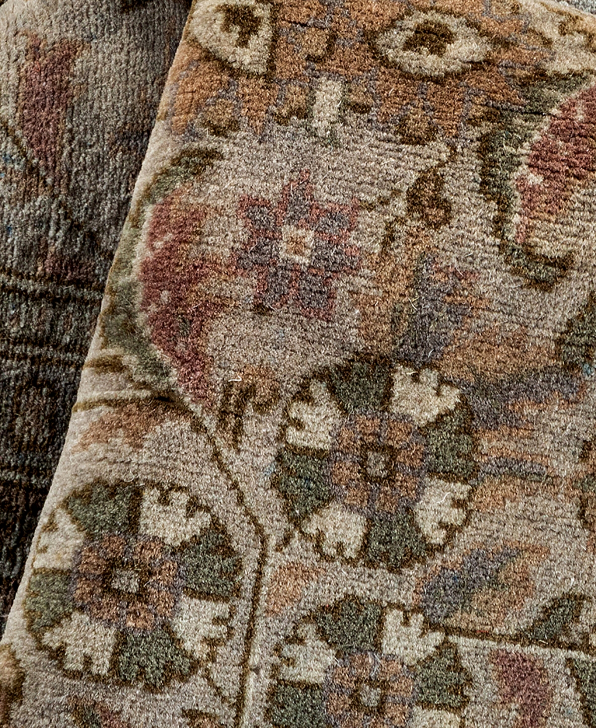Adorn Hand Woven Rugs Fine Vibrance M1198 2'7"x12'6" Runner Area Rug In Gray