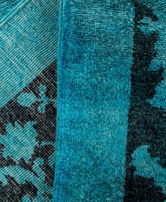 Adorn Hand Woven Rugs Fine Vibrance M1424 Rug Collection In Blue