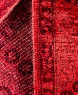 Adorn Hand Woven Rugs Fine Vibrance M1388 Rug Collection In Orange