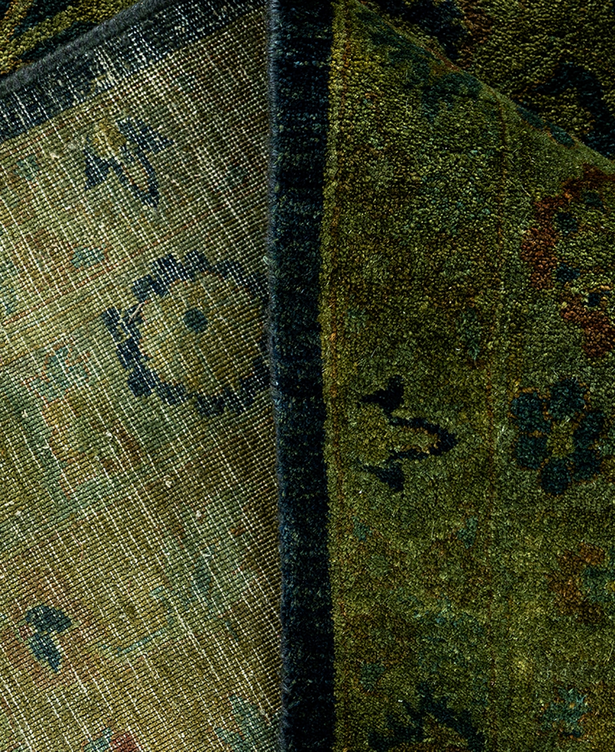 Adorn Hand Woven Rugs Fine Vibrance M1403 9'2"x11'10" Area Rug In Black