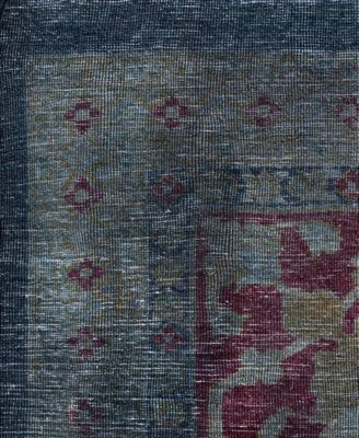 Adorn Hand Woven Rugs Fine Vibrance M1149 Rug Collection In Gray
