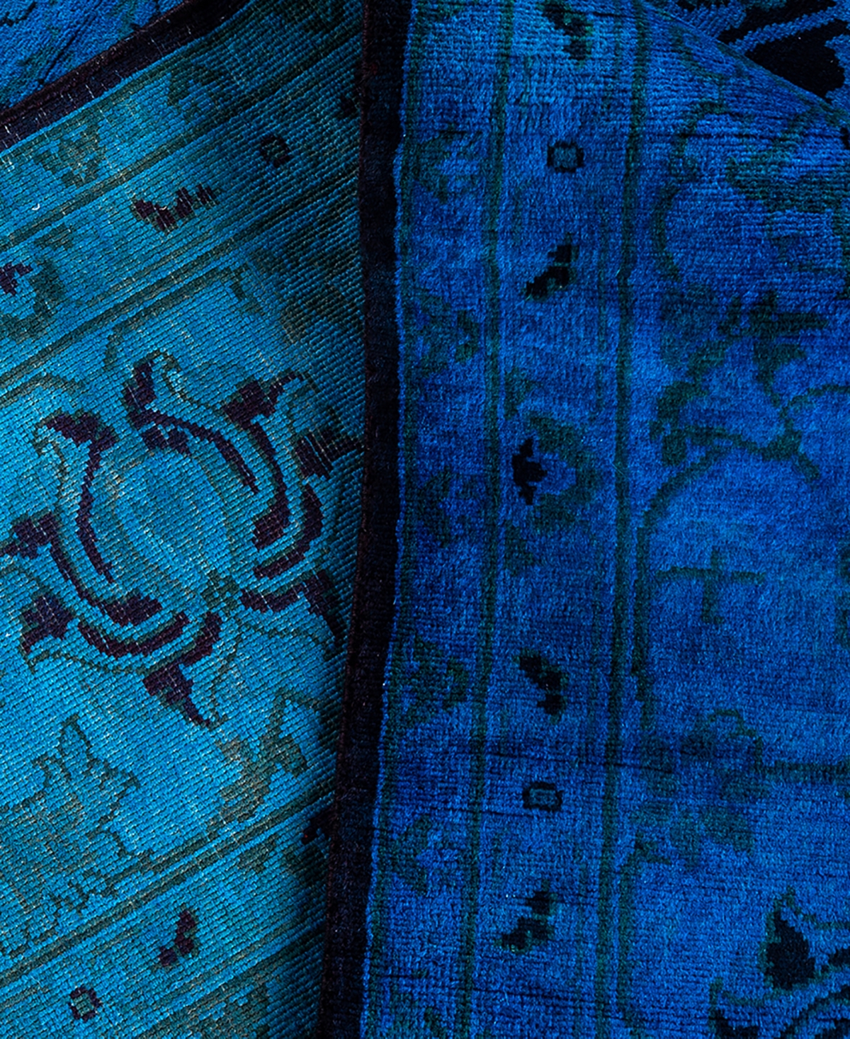 Adorn Hand Woven Rugs Fine Vibrance M1344 8'2"x10'4" Area Rug In Blue