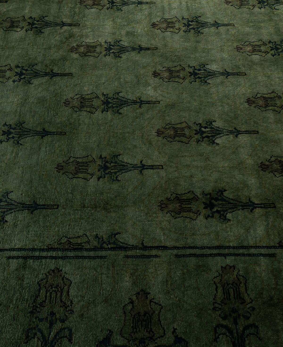 Adorn Hand Woven Rugs Fine Vibrance M982 6'2"x9' Area Rug In Green