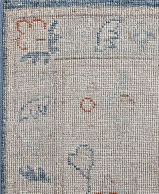 Adorn Hand Woven Rugs Colorful Oushak M0103 41 Rug Collection In Blue