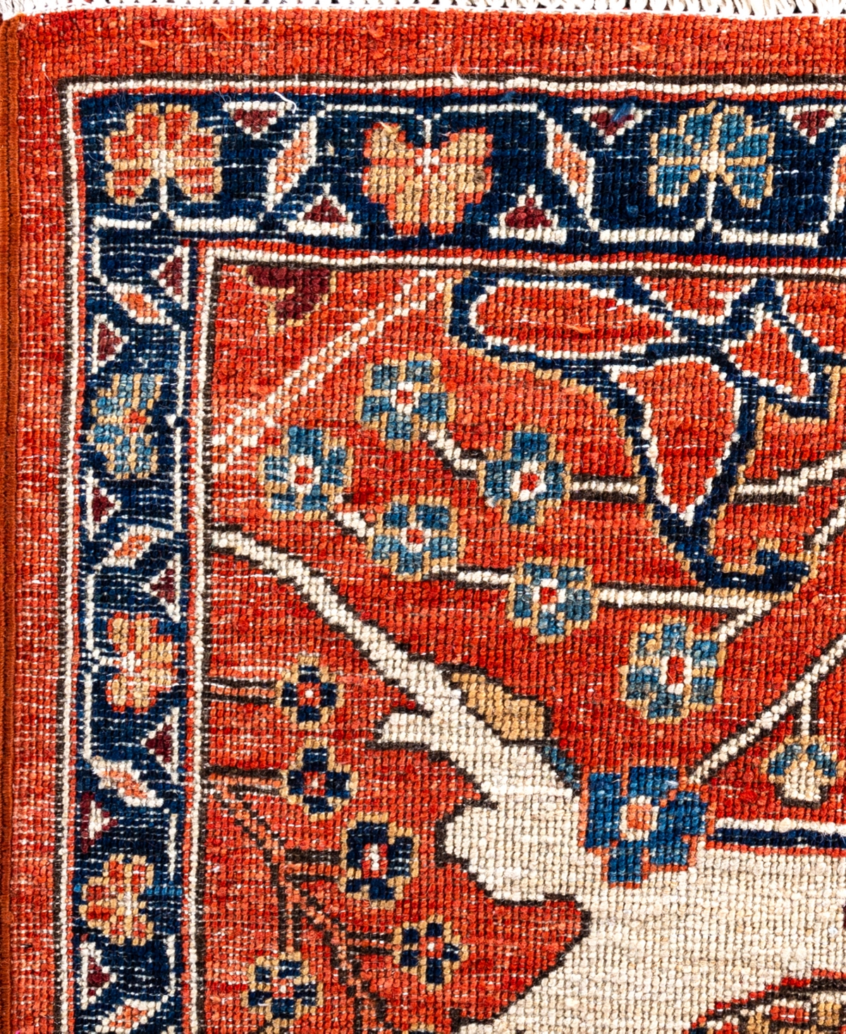 Adorn Hand Woven Rugs Serapi M0103-60 9'10"x13'10" Area Rug In Orange