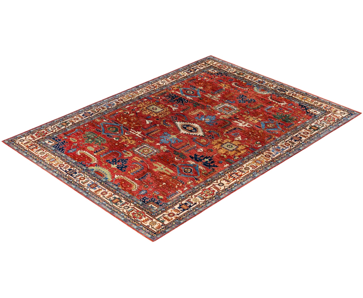 Adorn Hand Woven Rugs Serapi M0103-73 10'2"x13'11" Area Rug In Red
