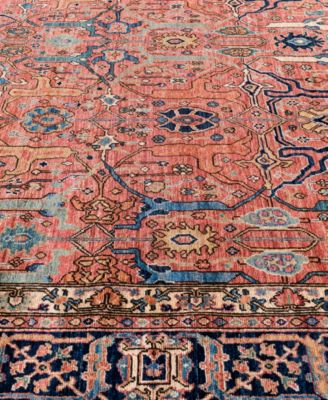 Adorn Hand Woven Rugs Serapi M0103 97 Rug Collection In Pink
