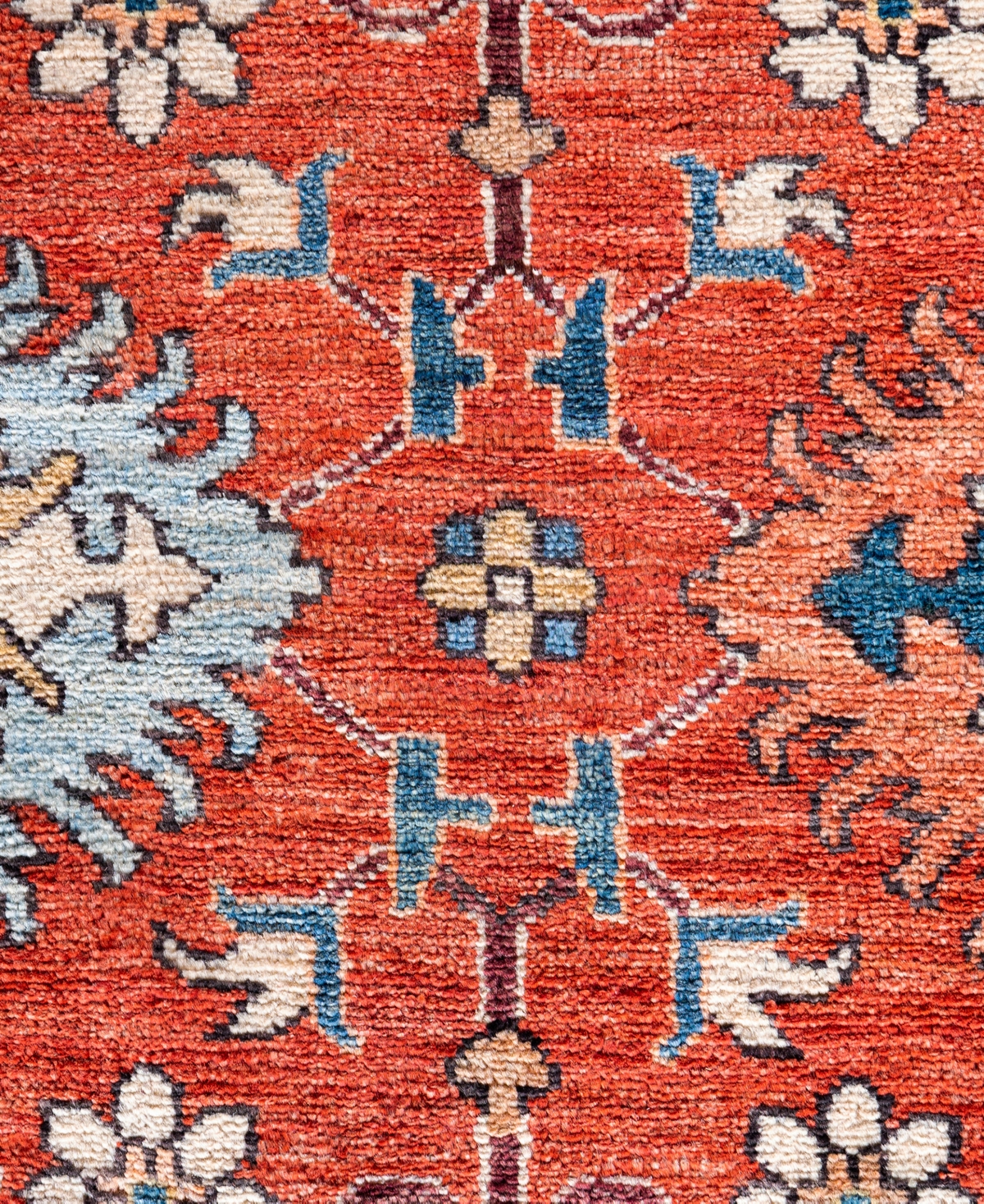 Adorn Hand Woven Rugs Serapi M0103-124 8'9"x11'11" Area Rug In Red