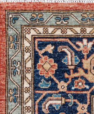 Adorn Hand Woven Rugs Serapi M0103 127 Rug Collection In Orange