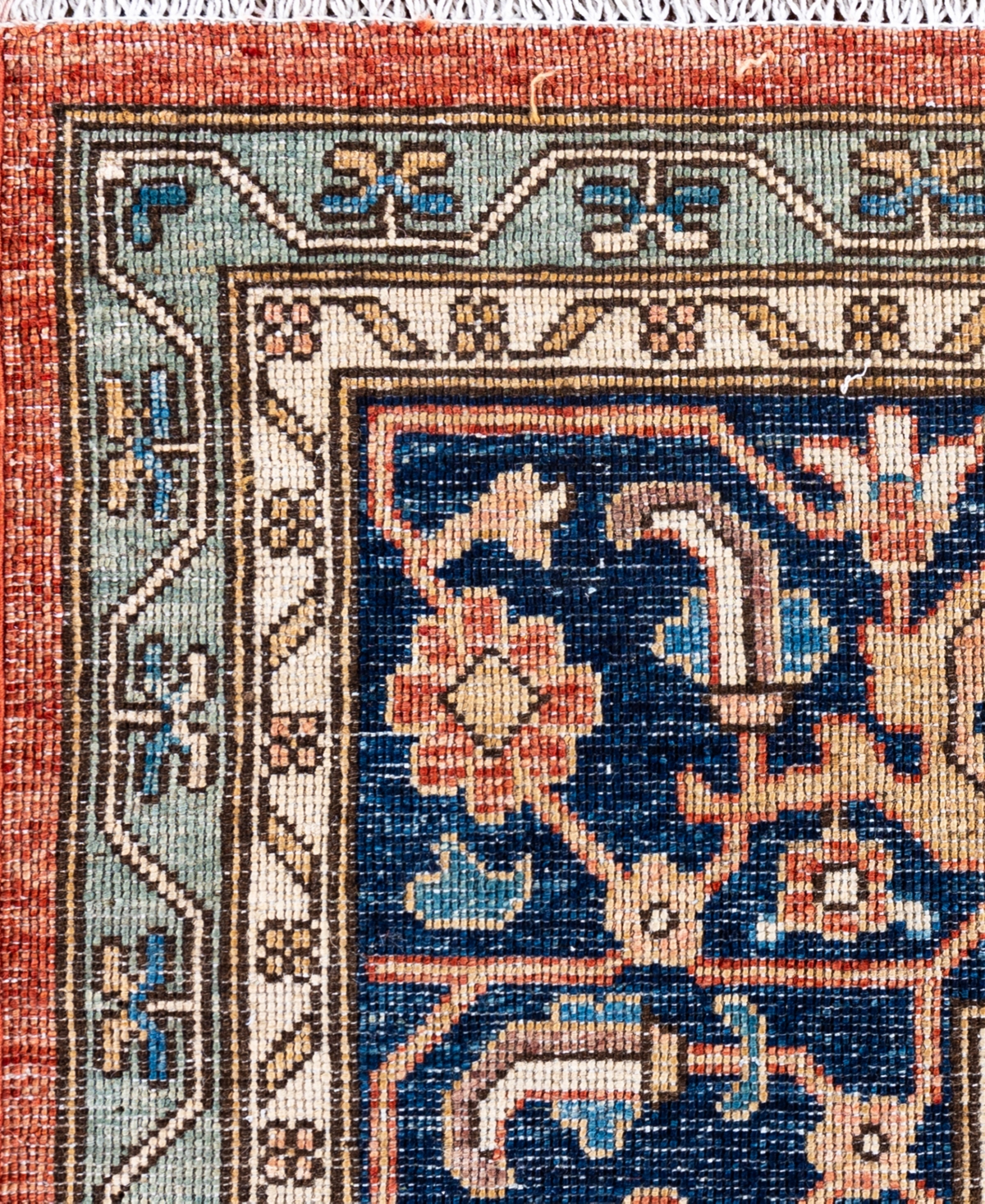 Adorn Hand Woven Rugs Serapi M0103-127 9'x11'9" Area Rug In Orange