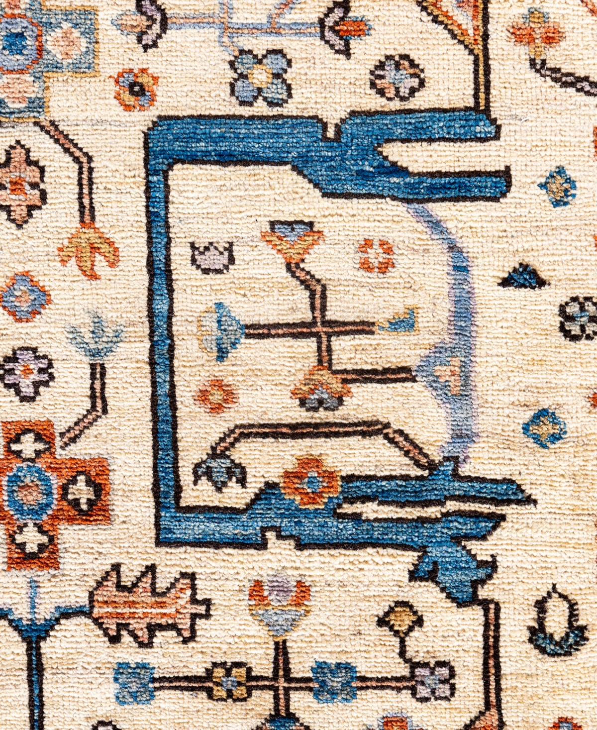 Adorn Hand Woven Rugs Serapi M0103-154 9'x11'10" Area Rug In White
