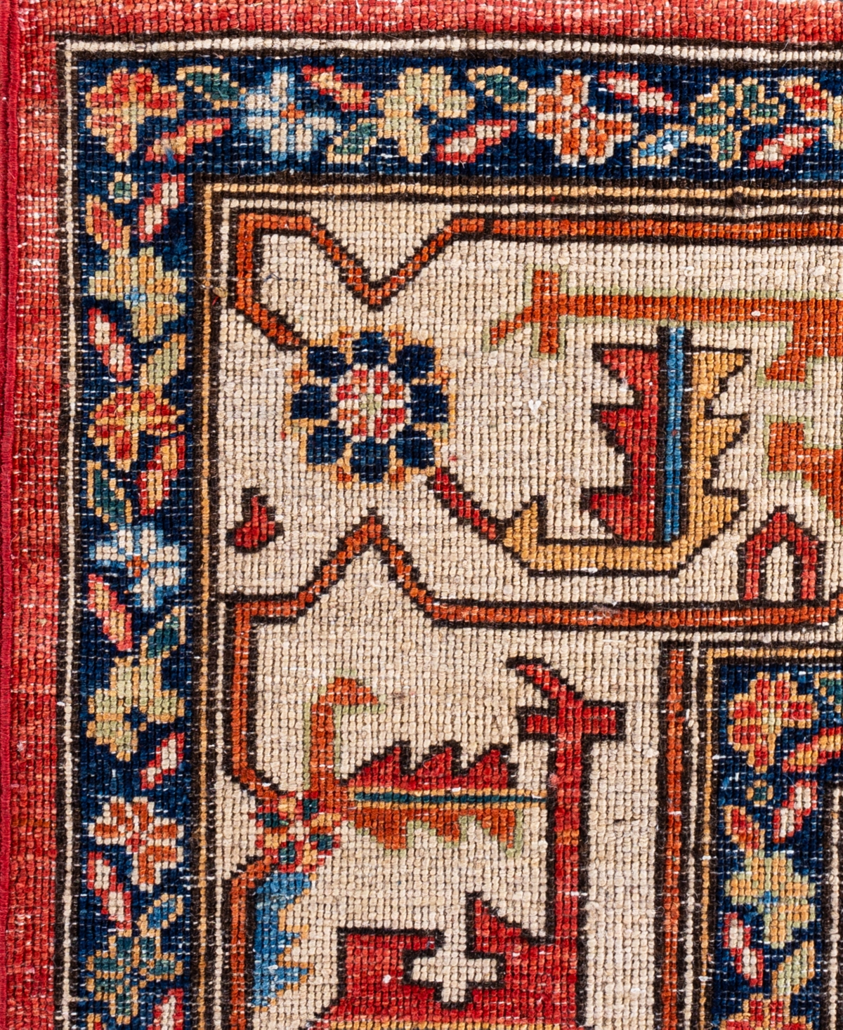 Adorn Hand Woven Rugs Serapi M0103-157 9'1"x11'10" Area Rug In Red