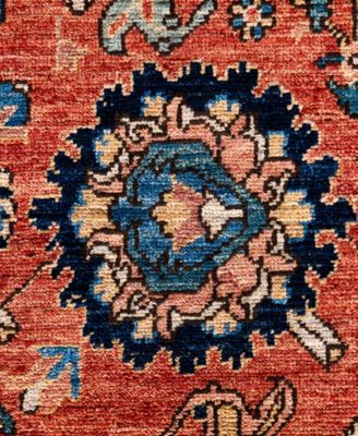 Adorn Hand Woven Rugs Serapi M0103 179 Rug Collection In Red