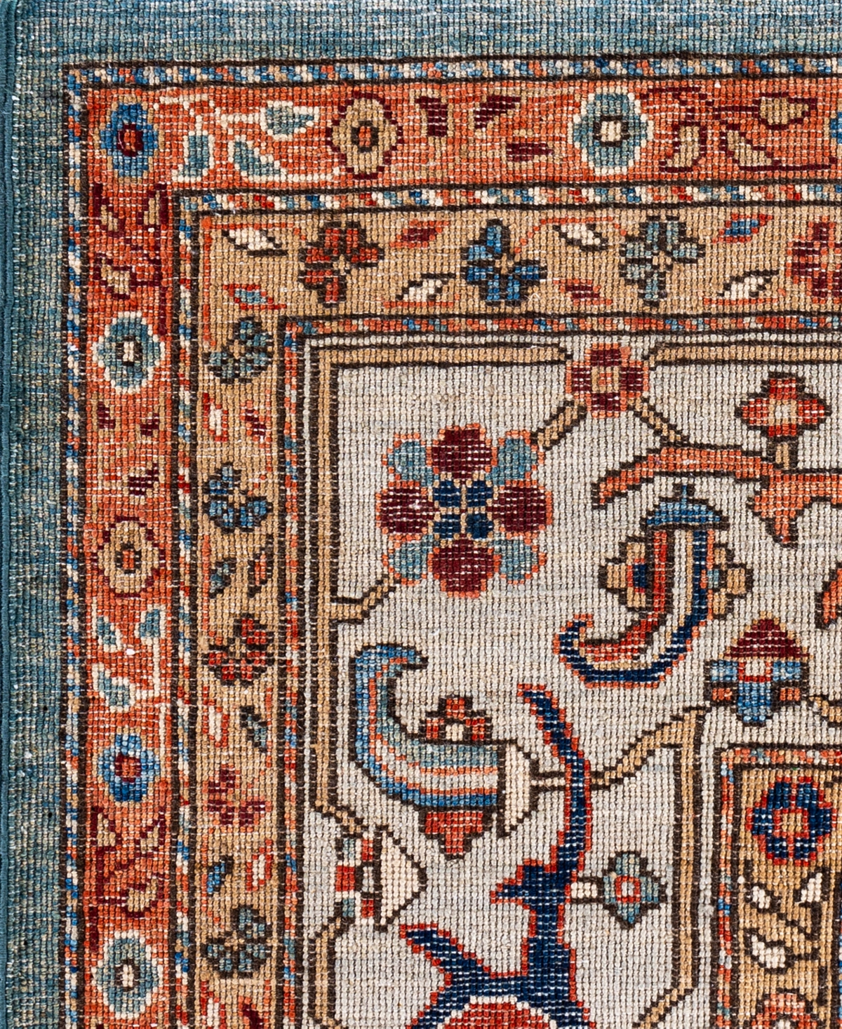 Adorn Hand Woven Rugs Serapi M0103-182 9'2"x12' Area Rug In Green