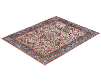 Adorn Hand Woven Rugs Serapi M0103 195 Rug Collection In Gray