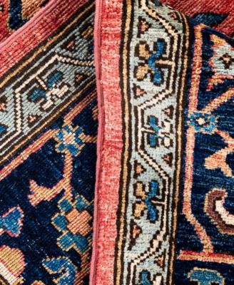Adorn Hand Woven Rugs Serapi M0103 232 Rug Collection In Pink
