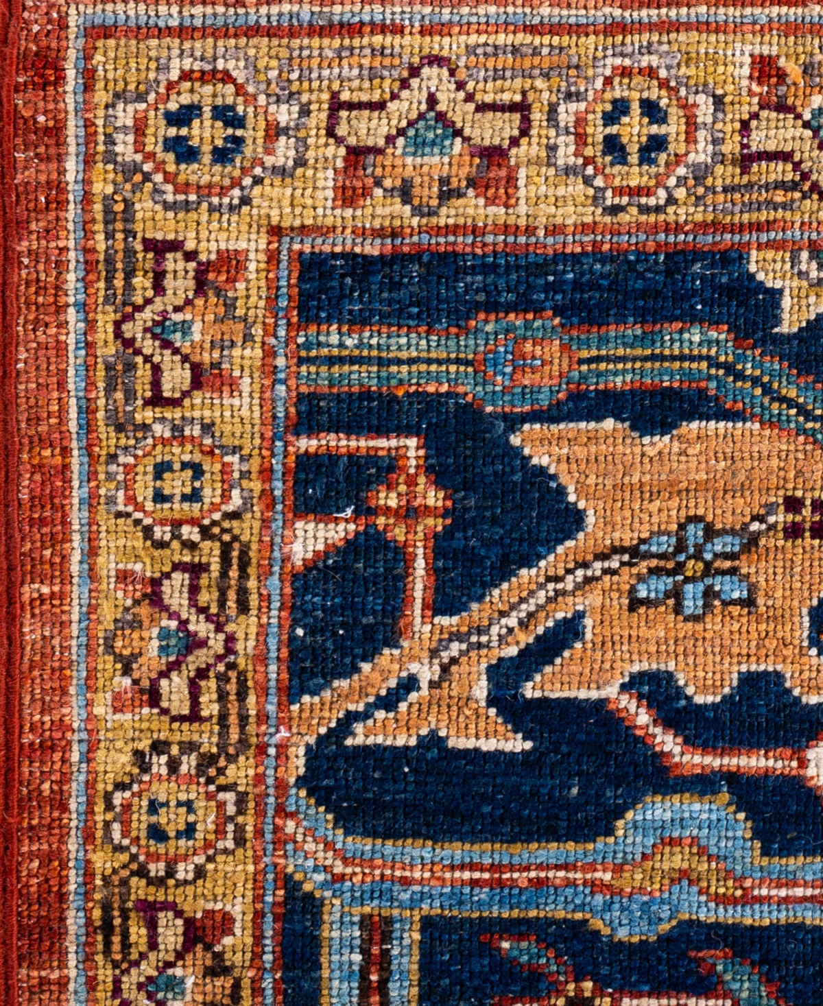 Adorn Hand Woven Rugs Serapi M0103-246 8'1"x10'1" Area Rug In Orange