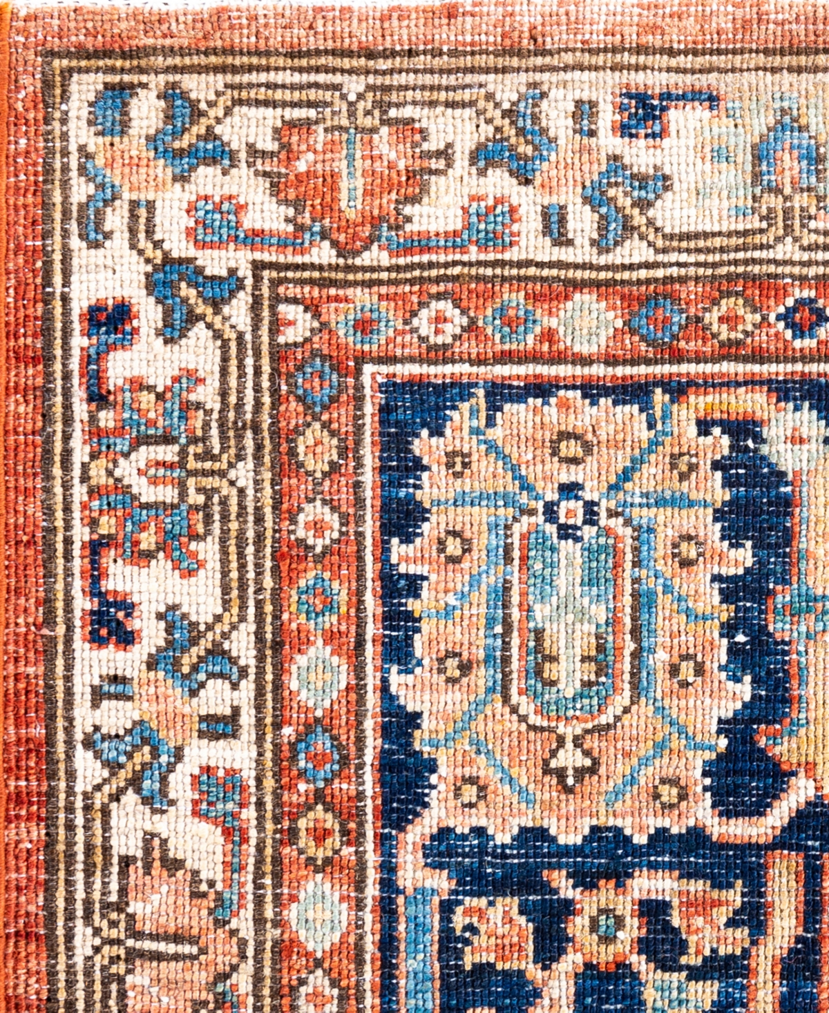 Adorn Hand Woven Rugs Serapi M0103-271 7'10"x9'9" Area Rug In Red