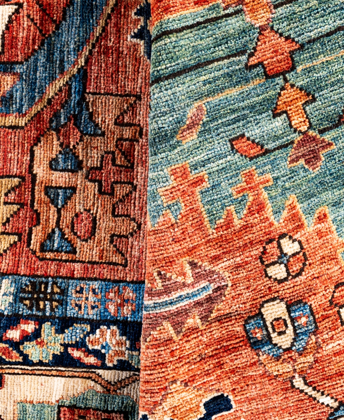 Adorn Hand Woven Rugs Serapi M0103-279 8'1"x10'3" Area Rug In Orange