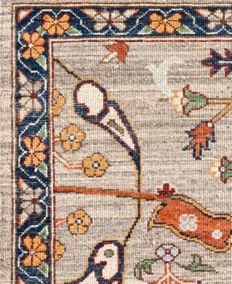 Adorn Hand Woven Rugs Serapi M0103 291 Rug Collection In Brown