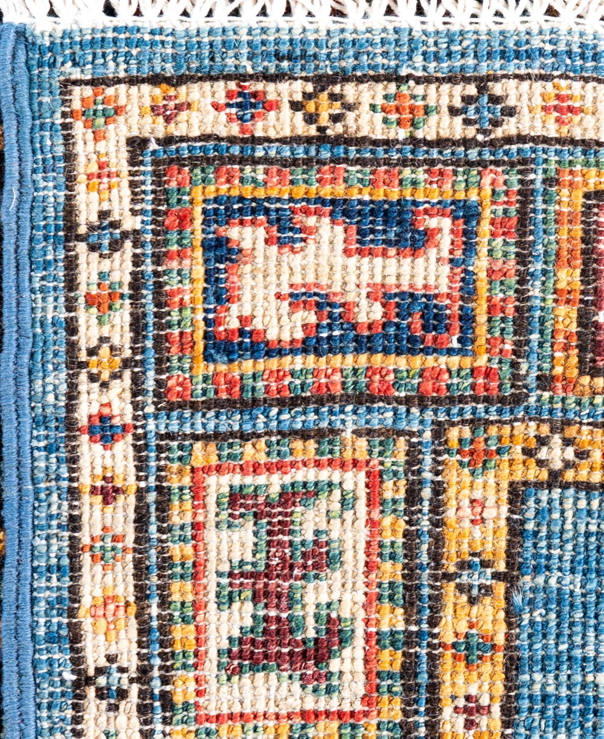 Adorn Hand Woven Rugs Serapi M0103-296 4'x5'11" Area Rug In Blue