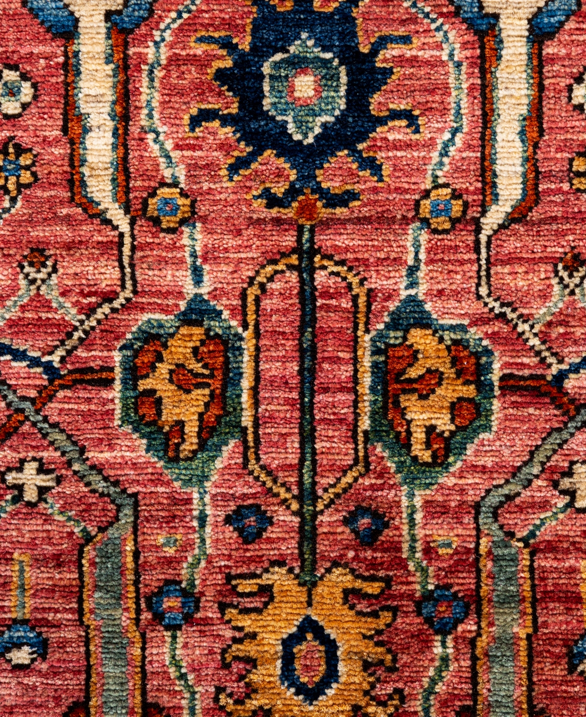 Adorn Hand Woven Rugs Serapi M0103-308 4'2"x5'10" Area Rug In Pink