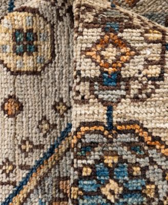 Adorn Hand Woven Rugs Serapi M0103 314 Rug Collection In Gray
