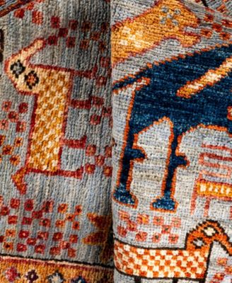 Serapi M0103-319 4'2"x5'10" Area Rug