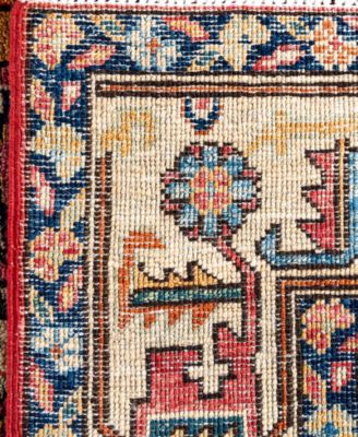 Adorn Hand Woven Rugs Serapi M0103 331 Rug Collection In Red