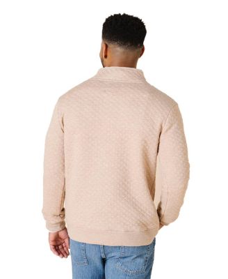 Men's Quilted Half Zip Pullover