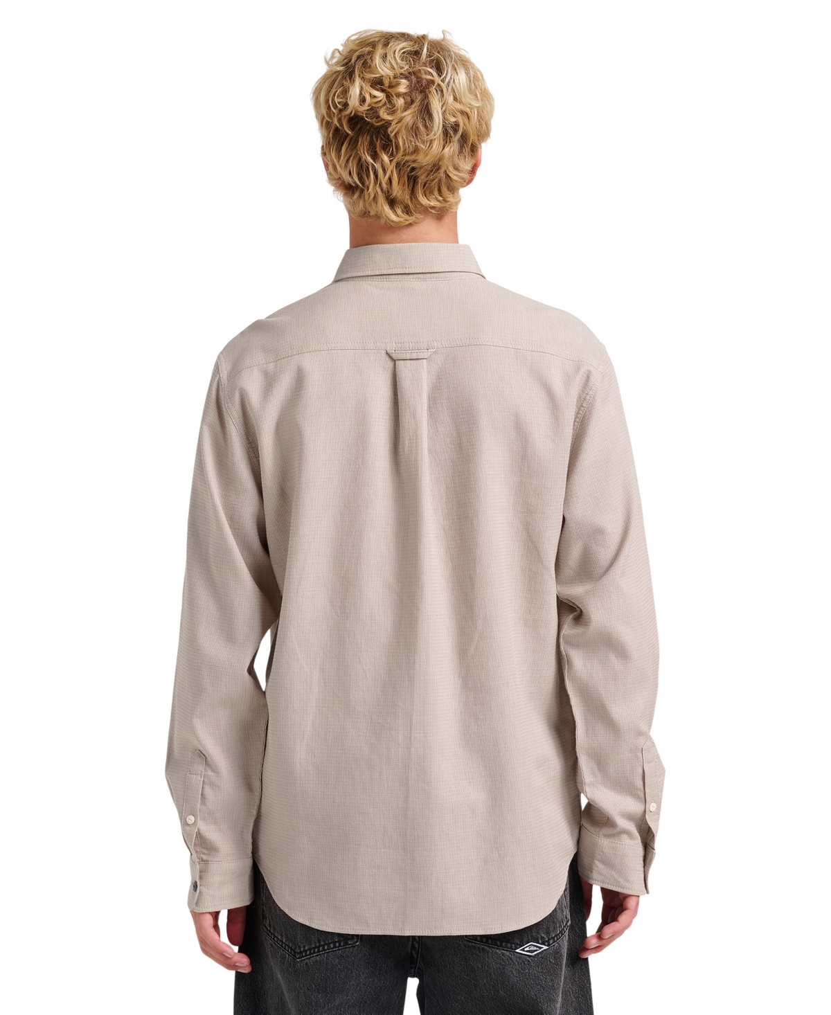 Quiksilver Men's Hub Long Sleeve Shirt In Gray