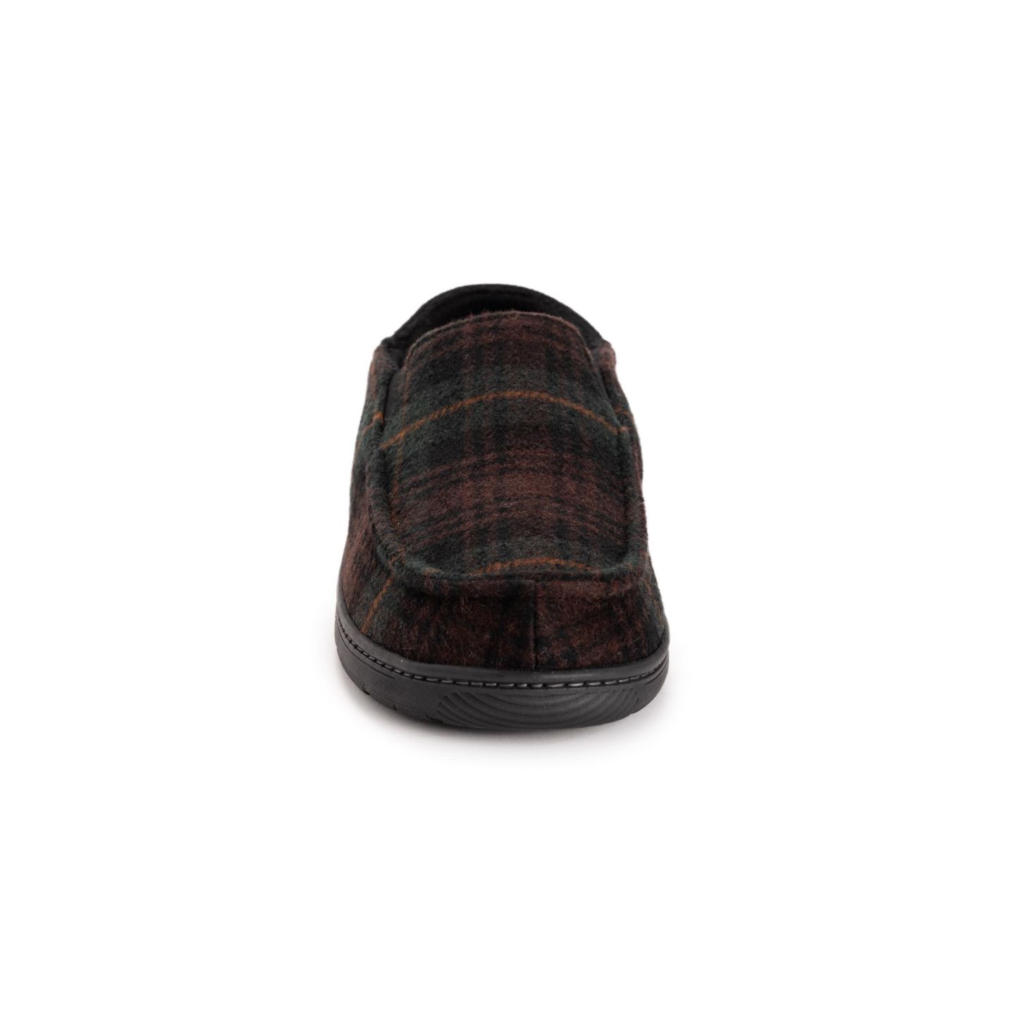 Мужские тапочки MUK LUKS Owen Full Fit Slipper, цвет: Коричневый клетчатый — фото 3