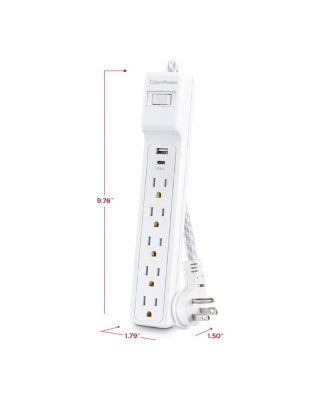P504UC 5-Outlet Surge Protector with USB-A and USB-C Port