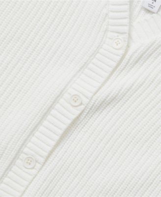 Girls Button Front Knit Cardigan