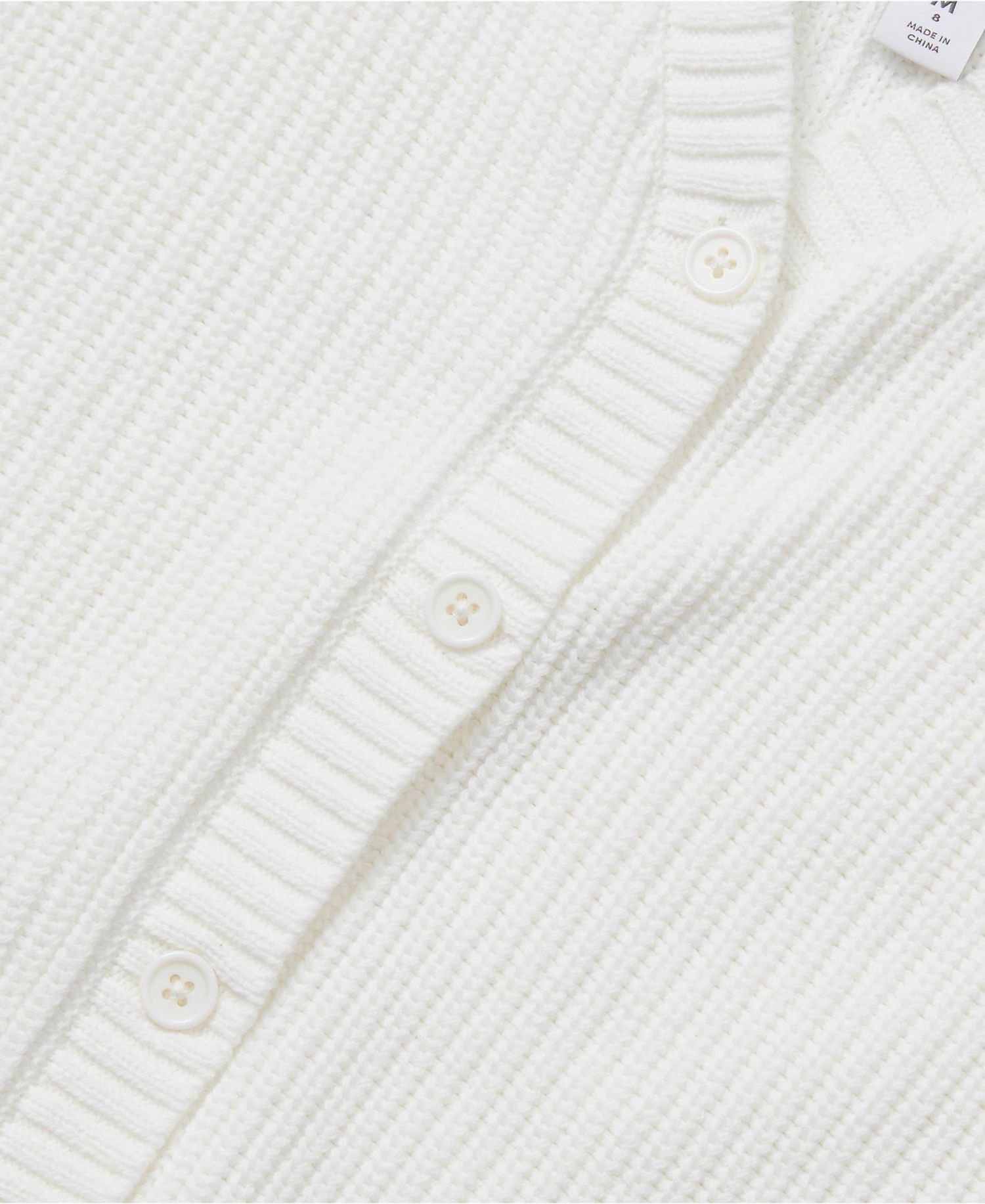 Girls Button Front Knit Cardigan