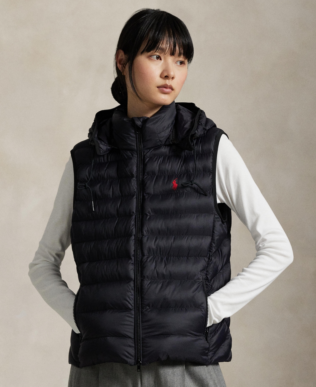 Polo Ralph Lauren Women's Sleeveless Quilted Vest In Black