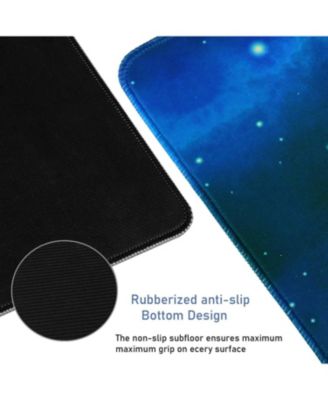 Large Extended Gaming Mouse Pad with Stitched Edges, (31.5X15.7In) Durable Non-Slip Natural Rubber Base, Waterproof Mat for Gamer/Desktop/Office