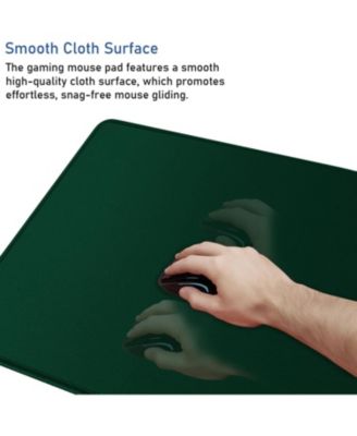 Large Extended Gaming Mouse Pad with Stitched Edges, (31.5X15.7In) Durable Non-Slip Natural Rubber Base, Waterproof Mat for Gamer/Desktop/Office