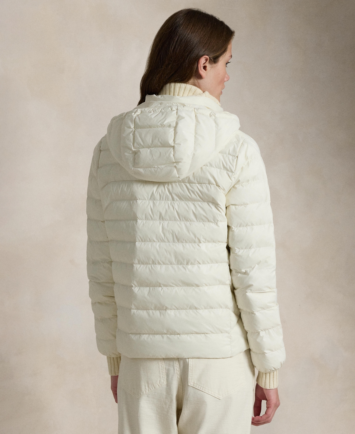 Polo Ralph Lauren Women's Water-resistant Packable Hooded Jacket In Neutral