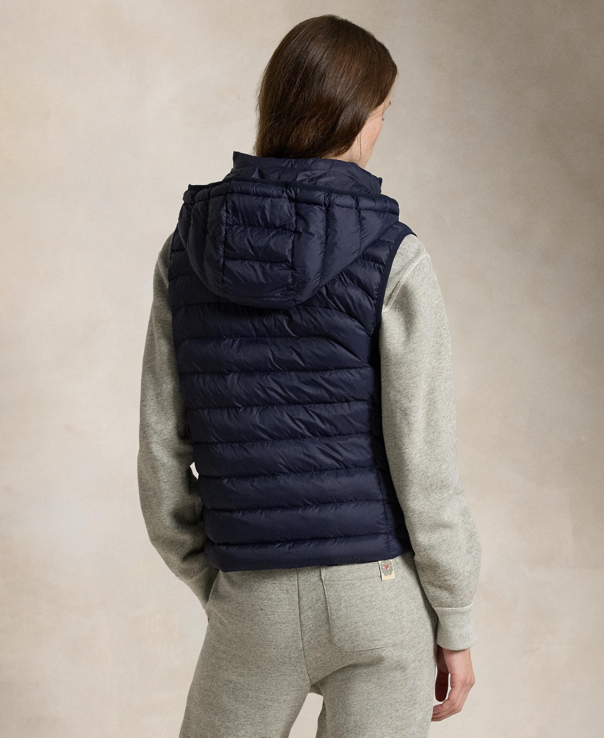 Polo Ralph Lauren Packable Puff Vest In Blue